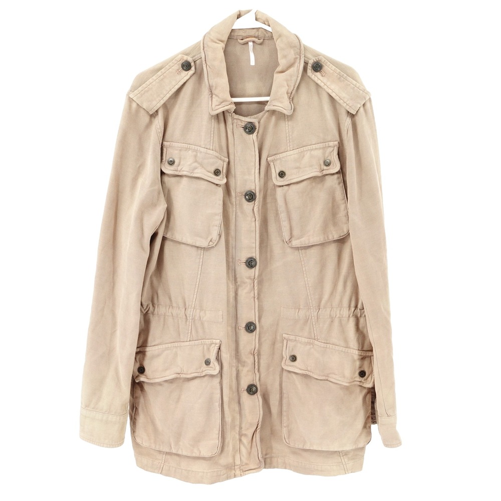 Free People Jacket SZ M Not Your Brothers Surplus Utility Military Classic